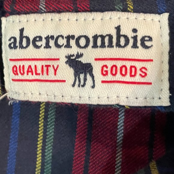 Abercrombie Kids Tartan Plaid Button Up Long Sleeve Shirt - Picture 5 of 5